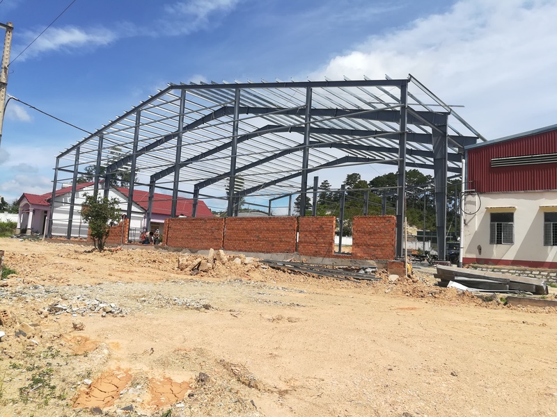 Nhà thép tiền chế nhà máy